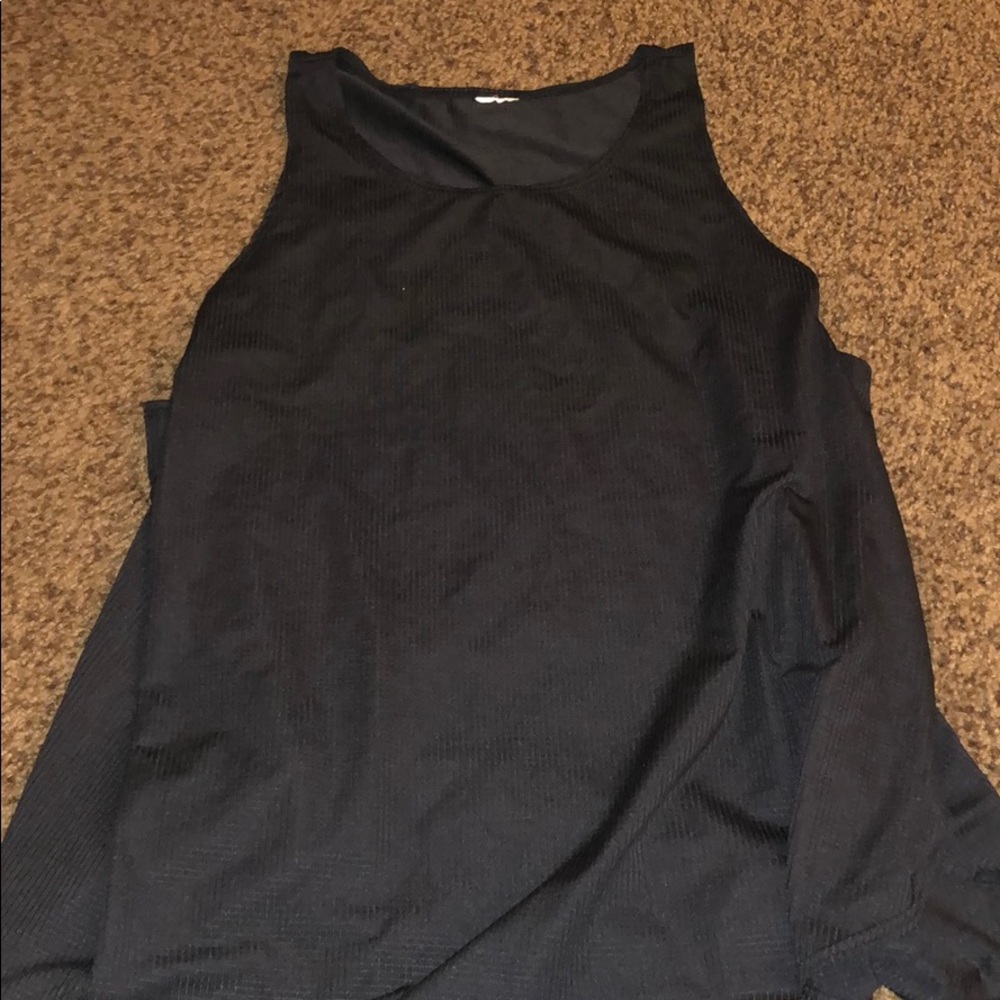 Black tank top